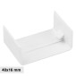 Elmark Connettore Giunto per Canaline Passacavi 40x16 in Plastica Bianca - mod. 56240165