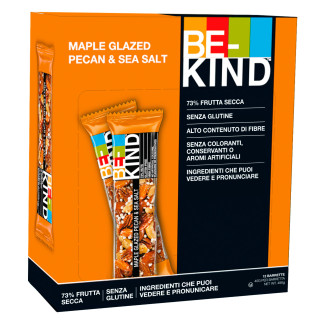 Maple Glazed Pecan & Sea Salt 12 Barrette 40g Be-Kind