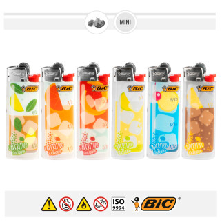 Bic Mini J25 Fantasia Cocktail - Serie da 5 Accendini