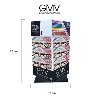 Espositore GMV Gianmarco Venturi con 24 Occhiali da Lettura