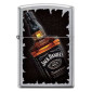 Zippo Accendino a Benzina Ricaricabile ed Antivento con Fantasia Jack Daniel's - mod. 23D001