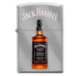 Zippo Accendino a Benzina Ricaricabile ed Antivento con Fantasia Jack Daniel's - mod. 23D005