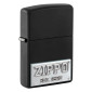 Zippo Accendino a Benzina Ricaricabile ed Antivento con Fantasia Zippo License Plate Emblem - mod. 48689