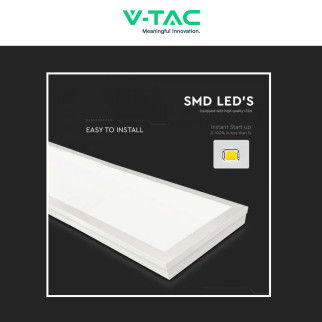 VT-12030 Pannello LED Rettangolare 120x30 40W SMD Driver V-Tac