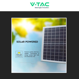 VT-100W Faro LED 35W IP65 Pannello Solare con Telecomando V-Tac