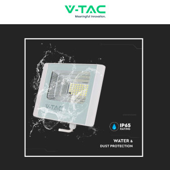 VT-40W Faro LED 16W IP65 Pannello Solare con Telecomando V-Tac