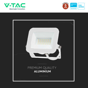 V-Tac Pro VT-44020 Faro LED 20W SMD Chip Samsung Bianco