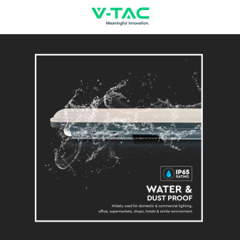 VT-1253 Tubo Plafoniera LED SMD 36W IP65 120cm V-Tac