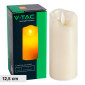 V-Tac VT-7568 Lampada LED da Tavolo Effetto Candela a Batteria Ø53x125mm - SKU 10573