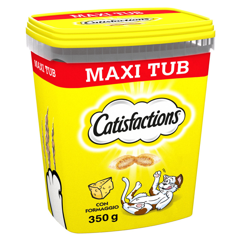 Snack al Formaggio per Gatti - Confezione 350g Catisfactions