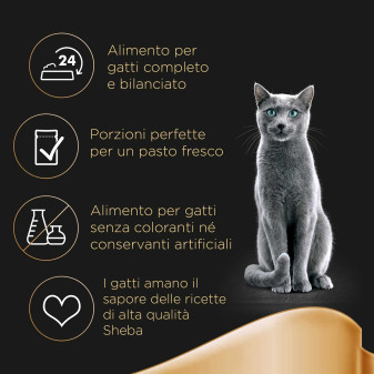 Sheba Delicatezze in Gelatina Selezione del Mare per Gatti 60x 85g
