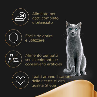 Sheba Classics Paté con Selvaggina Cibo per Gatti 22x 85g