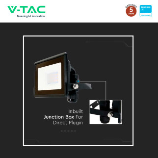 VT-118 Faro LED 10W SMD Chip Samsung IP65 V-Tac