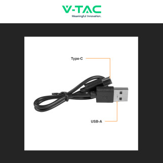 VT-100011 Power Bank 10000mAh Ricarica Rapida PD V-Tac