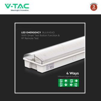 VT-997 Lampada LED di Emergenza 3W SMD IP65 V-Tac