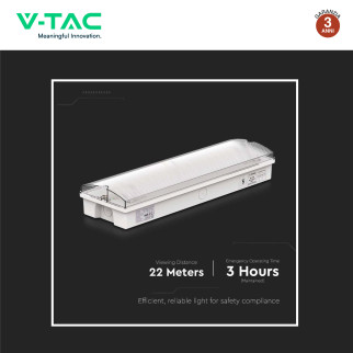 VT-997 Lampada LED di Emergenza 3W SMD IP65 V-Tac