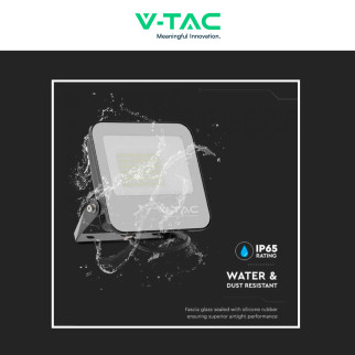 V-Tac VT-44105 Faro LED 100W Faretto SMD IP65 Nero