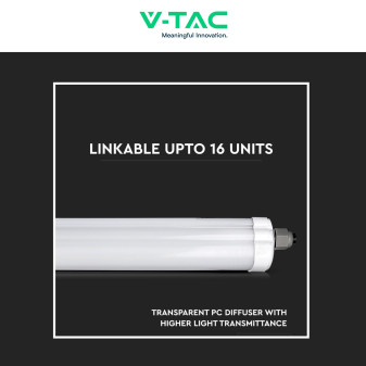 VT-6076 Tubo LED Plafoniera 18W SMD IP65 V-Tac