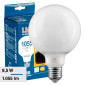 Life Lampadina LED E27 8,5W Globo G95 Filament in Vetro Milky - mod. 39.920385CM30 / 39.920385NM40