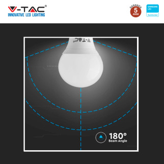 VT-236 Lampadina LED E14 4,5W Bulb P45 SMD Samsung V-Tac