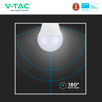 VT-1812 Lampadina LED E27 3,7W G45 MiniGlobo SMD Chip Samsung V-Tac