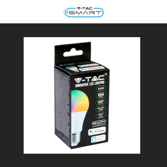 VT-5109 Lampadina LED A60 8,5W E27 RGB+W Dimmerabile V-Tac