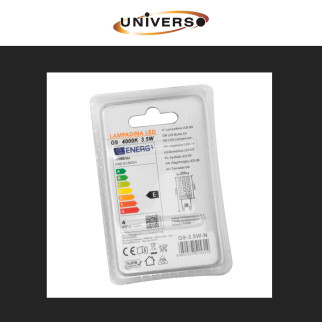 Lampadina LED G9 3,5W Tubolare SMD Universo