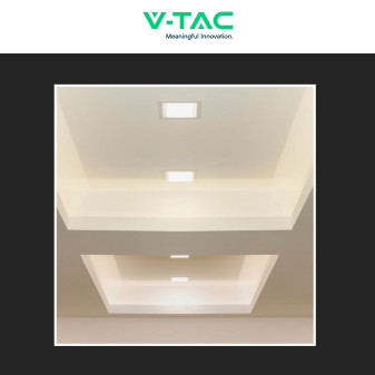 VT-61003 Mini Pannello LED Quadrato 3W SMD da Incasso V-Tac