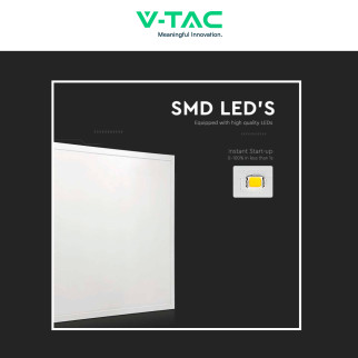 VT-60036 10 Pannelli LED Quadrati 60x60 36W SMD Driver V-Tac