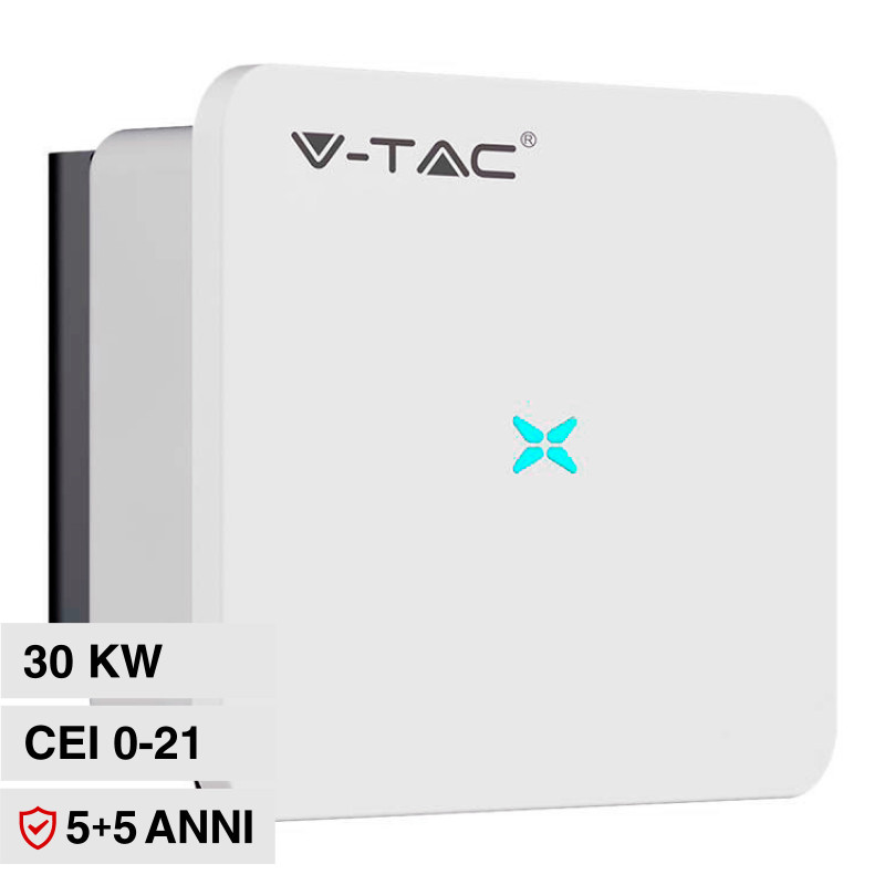 VT-6630305 Inverter 30kW Trifase Pannelli Fotovoltaici V-Tac
