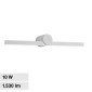 V-Tac VT-7022 Lampada LED da Specchio 10W Wall Light IP65 Colore Bianco - SKU 405811 / 405821
