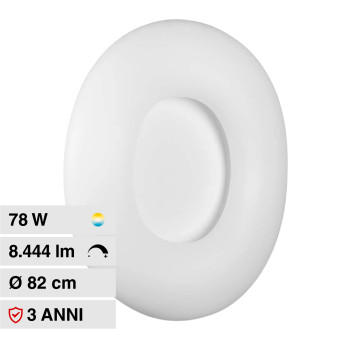 VT-7752 Plafoniera LED Rotonda 78W SMD CCT 3in1 V-Tac