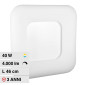 V-Tac Gallery VT-7463 Plafoniera LED Quadrata 40W SMD Changing Color CCT 3in1 Dimmerabile con Telecomando - SKU 213971