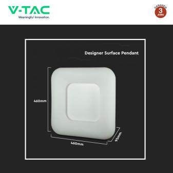 VT-7463 Plafoniera LED Quadrata 40W SMD CCT V-Tac Gallery