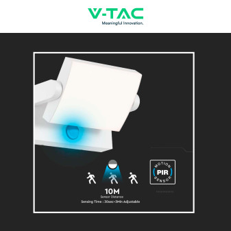 VT-11020S Lampada LED da Muro 17W SMD Sensore PIR V-Tac