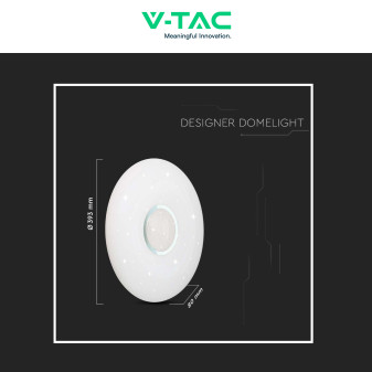 VT-8405 Plafoniera LED Tonda 40W SMD CCT 3in1 V-Tac Gallery