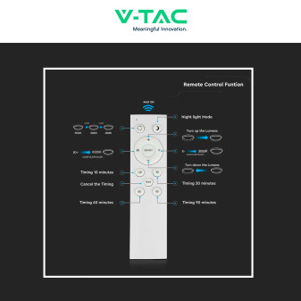 VT-8405 Plafoniera LED Tonda 40W SMD CCT 3in1 V-Tac Gallery