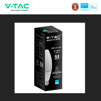 VT-260 Lampadina LED E40 60W Olive SMD Samsung V-Tac Pro