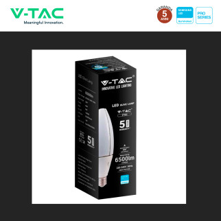 VT-260 Lampadina LED E40 60W Olive SMD Samsung V-Tac Pro