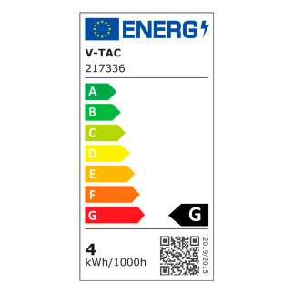 VT-2164 Lampadina LED E27 4W A60 Filament Vetro V-Tac
