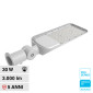 V-Tac Pro VT-39ST Lampada Stradale LED 30W SMD Lampione IP65 Chip Samsung con Sensore Crepuscolare - SKU 20430 / 20431