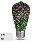 V-Tac VT-2223 Lampadina LED E27 5W ST64 Filament Vetro Oscurato Effetto 3D - SKU 212705