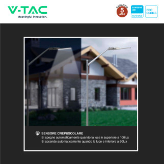 VT-169ST Lampada Stradale LED 150W IP65 SMD V-Tac Pro