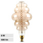 V-Tac VT-2188D Lampadina LED E27 8W S200 Smoky Filament Dimmerabile Vetro Ambrato Oscurato - SKU 217465
