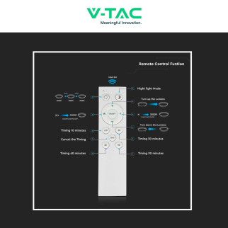 VT-8404 Plafoniera LED Tonda 40W SMD CCT 3in1 V-Tac Gallery