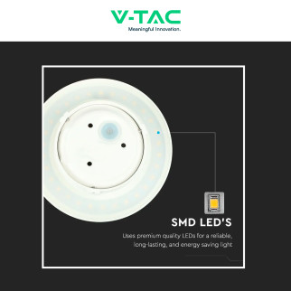 VT-741 Lampada LED da Muro 5W SMD IP65 Colore Bianco V-Tac