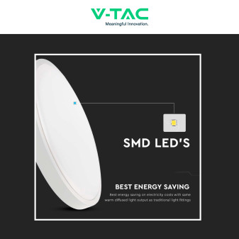 VT-741 Lampada LED da Muro 5W SMD IP65 Colore Bianco V-Tac