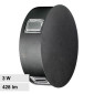 V-Tac VT-706 Lampada LED da Muro 3W Wall Light IP65 Applique con 4 LED Forma Rotonda Colore Nero - SKU 218215