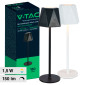 V-Tac VT-1034 Lampada LED da Tavolo 3in1 1,5W Ricaricabile Dimmerabile con Comandi Touch - SKU 10324 / 10330