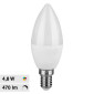 V-Tac VT-2214 Lampadina LED E14 4,8W Candle Bulb C37 Candela RGB+W Dimmerabile con Telecomando - SKU 2926 / 2929
